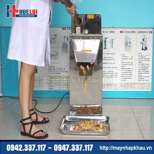 Máy thái thuốc bắc tự động