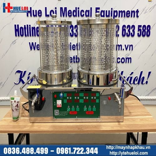 Máy sắc thuốc mini loại 2 nồi đun